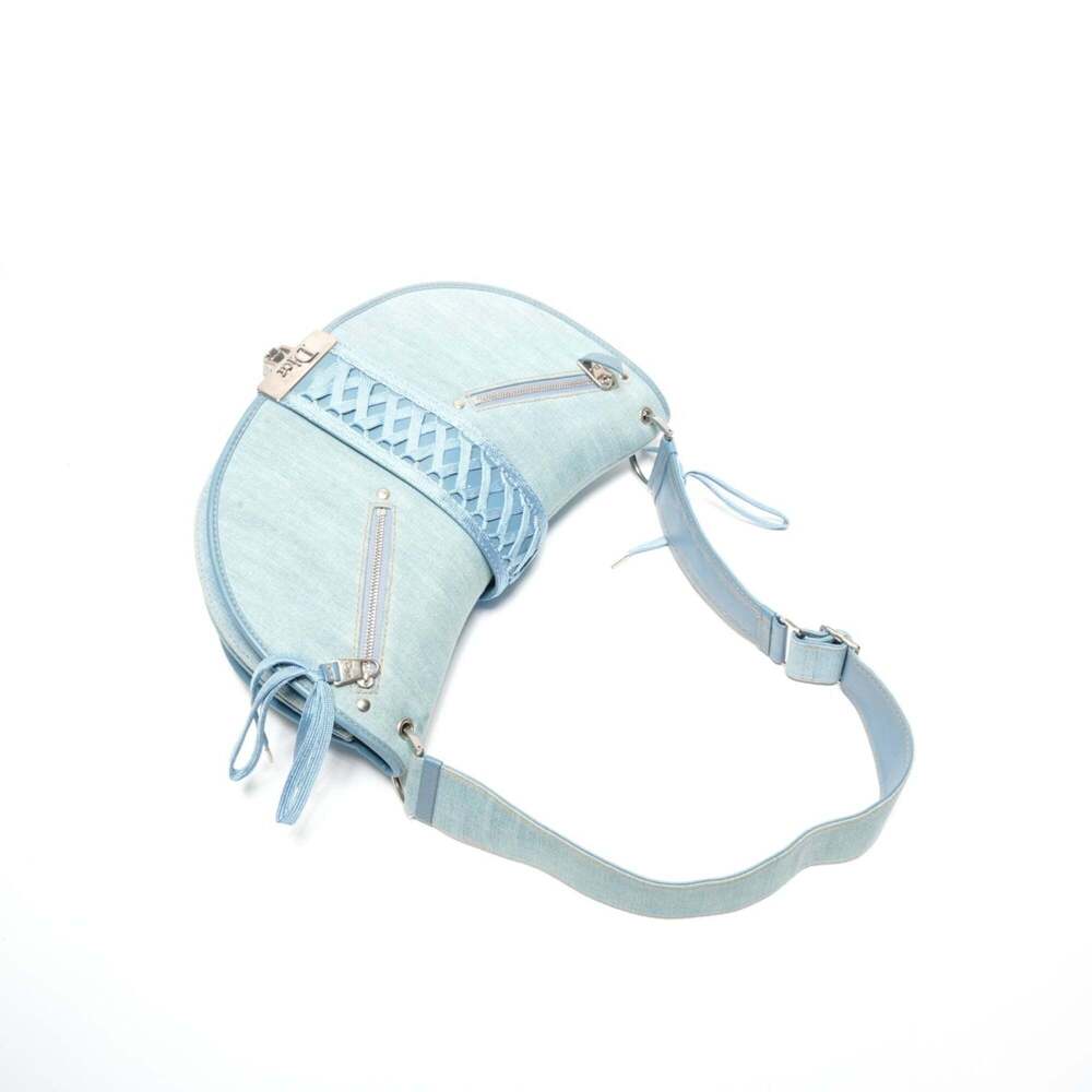 CHRISTIAN DIOR Blue Shoulder Bag - Picture 9 of 14